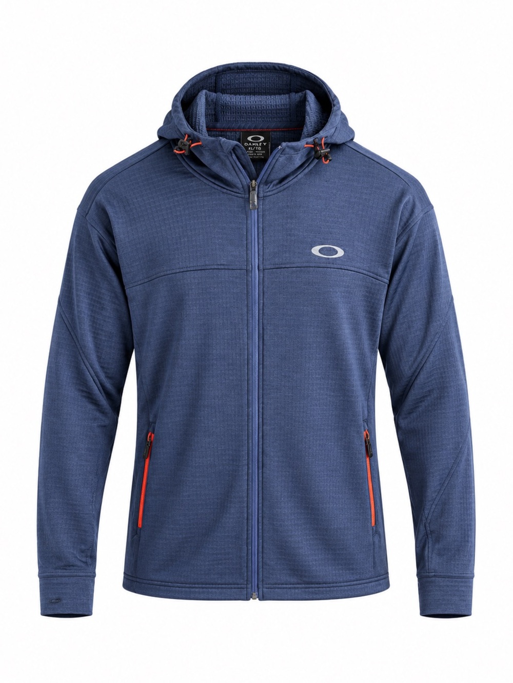 Oakley Technical Hooded Full-Zip Jacket Blue Orange Men’s XL